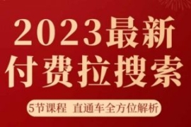 淘系2023最新付费拉搜索实操打法...
