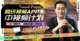 冷门项目，腾讯视频中视频计划，...