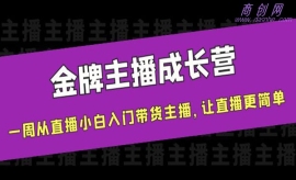 《第390期》金牌主播成长营，一...