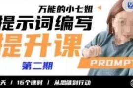 小七姐的提示词编写提升课，30天...
