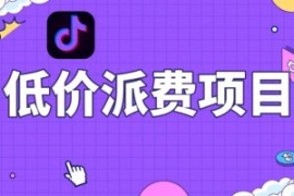 抖音低价派单项目，0门槛，日入1...