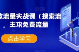 淘系爆款流量实战课（搜索流量）...