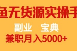 副业宝典，兼职月入5000+，闲鱼...