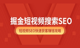 《第77期》掘金短视频搜索SEO，...